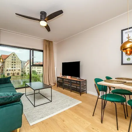 Pobookowane River View Apartment Gdansk
